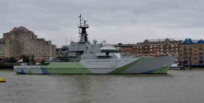 HMS „Severn“ mit Überwachungsaufgaben im Ärmelkanal. Foto: Britisches Verteidigungsministerium