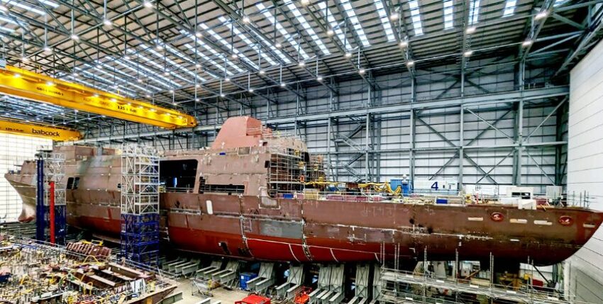Type 31 new build, photo: Royal Navy /Crown Copyright