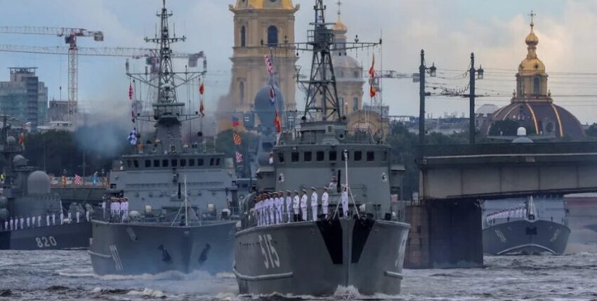 Petersburger Parade Sommer 2022. Foto: Staatl. Medien Moskau