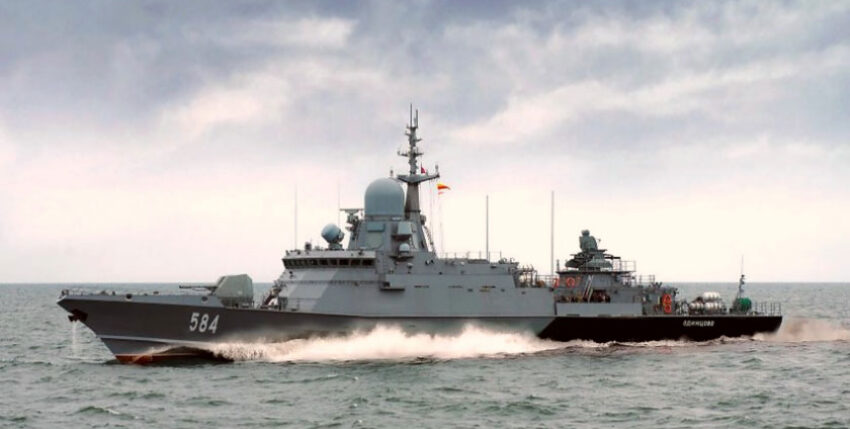 Sister ship ODINTSOVO of the Karakurt class Photo: MoD Russia