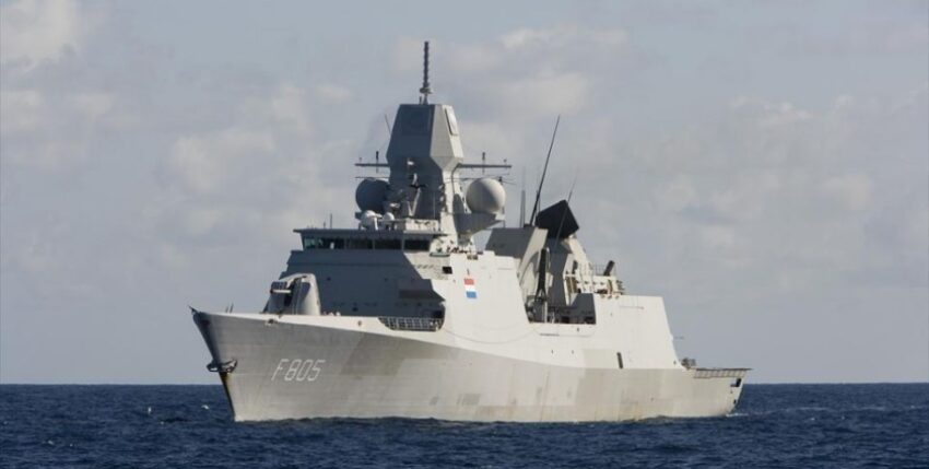 Fregatte F 805 - HNLMS „Evertsen“. Quelle: Dutch MoD