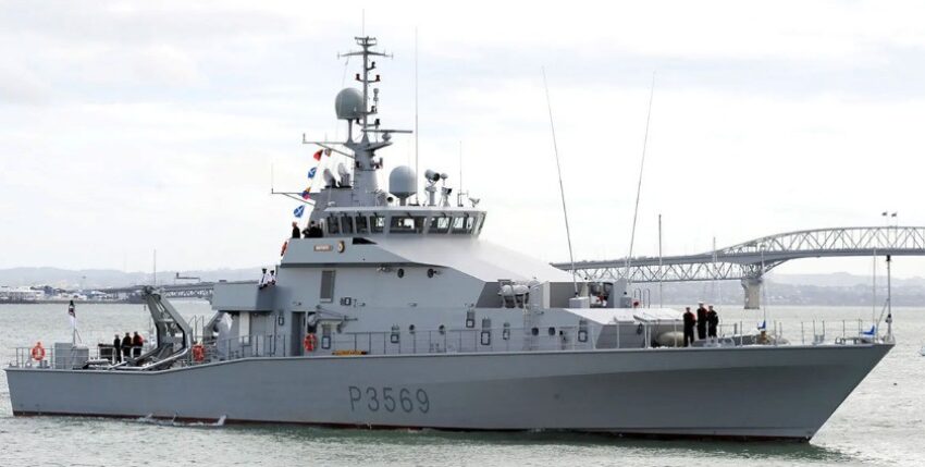 Inshore Patrol Vessel HMNZS Rotoiti, Protector Fleet. Foto: Royal New Zealand Navy