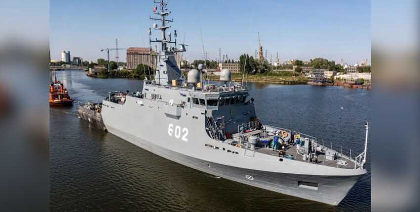 "Albatros", polnischer Minenjäger Kormoran II-Klasse. Foto: Remontowa