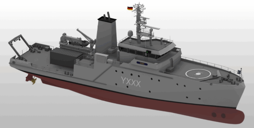 Inlet for WTD 71, graphic: Fassmer/PIZ BAAINBw