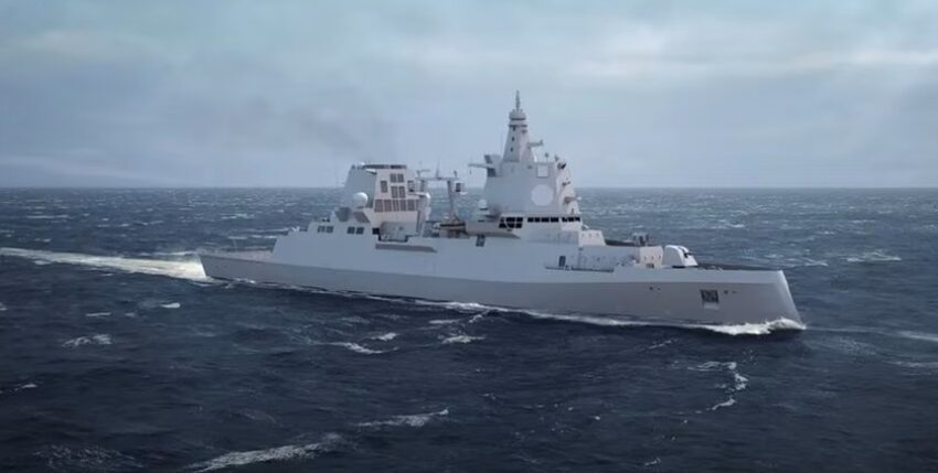 Konzept Fregatte 127 auf Grundlage MEKO A-400 AMD/AAW. Bild: tkMS