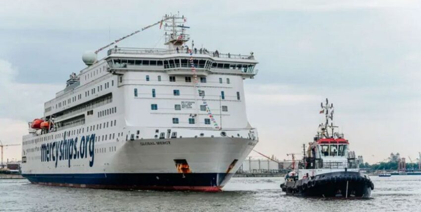 Größtes ziviles Hospitalschiff der Welt wird der Öffentlichkeit vorgestellt! Foto: mercyships.de