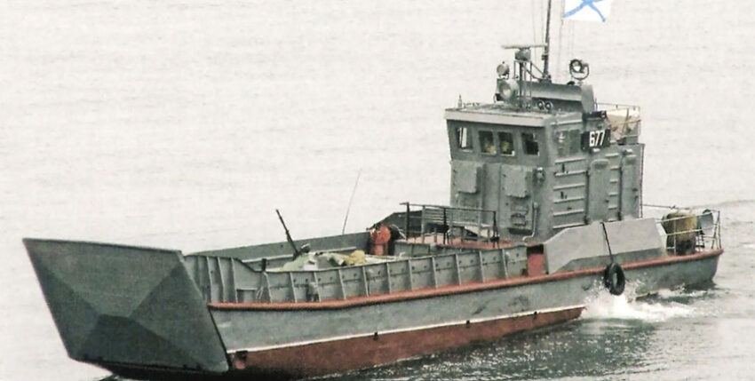 Small landing craft Ondatra class. Photo: Russian Navy