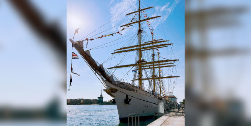 Gorch Fock auf der Hanse Sail in Rostock 2022, Foto: Iryna Oleksynska