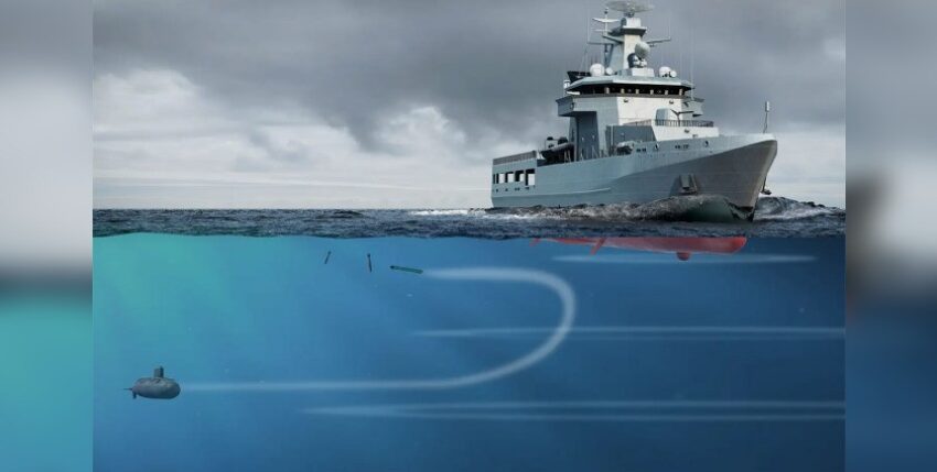 Torpedo defence system from DSIT. Graphic: DSIT