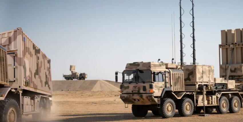 IRIS-T SLM system components TOC, radar and launcher © Diehl Defence