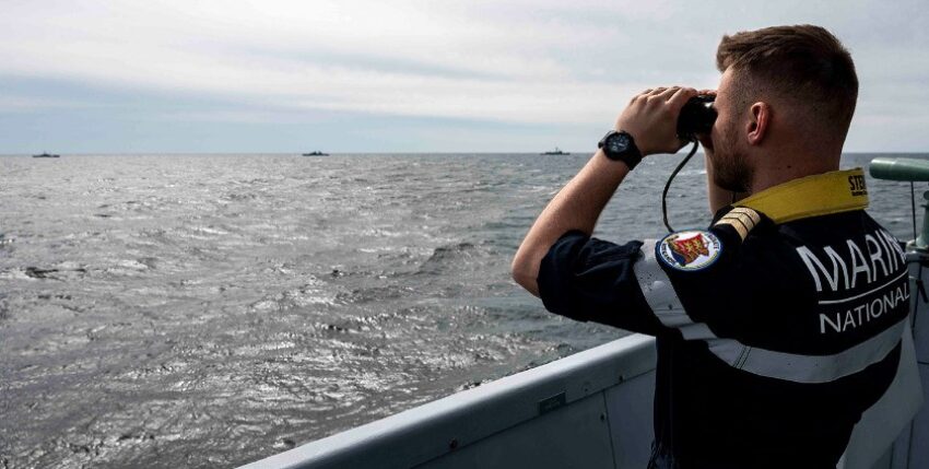 Teile der Übung ANAKONDA23 und AURORA23 während eines gemeinsamen Transits unter Feindbedrohung.