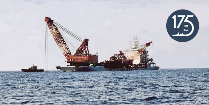 "Chuan Hong 68" during deep-sea dredging off Malaysia. Photo: MMEA