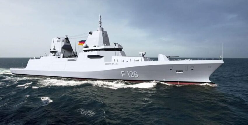 Future class 216 frigate, graphic: Damen Naval