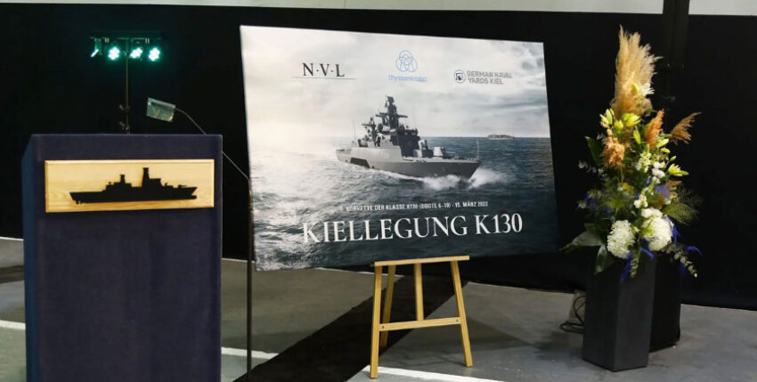 Kiellegung K130 Boot 10