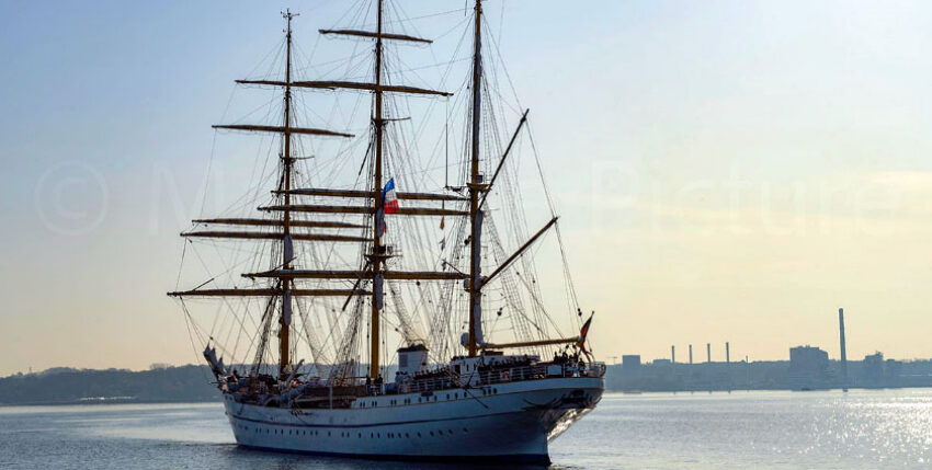 Kommandowechsel auf der Gorch Fock. Foto: D. Angres