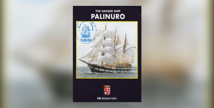 Segelschulschiff Palinuro auf einer Broschüre der italienischen Marine, Foto: Italienische Marine