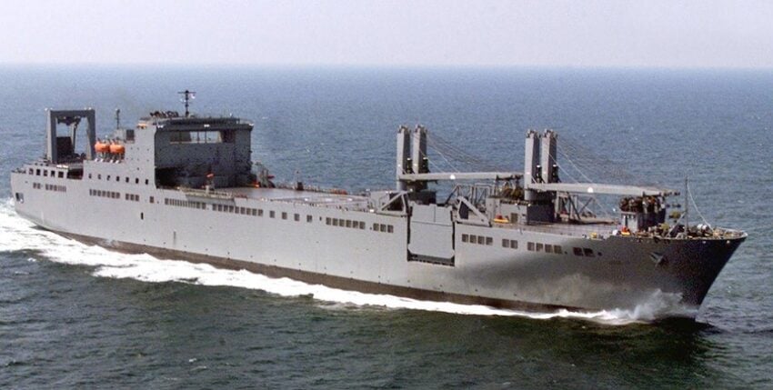 T-AKR 306 "Benavidez" der Bob-Hope-Klasse, Military Sealift Command. Foto: U.S. Navy