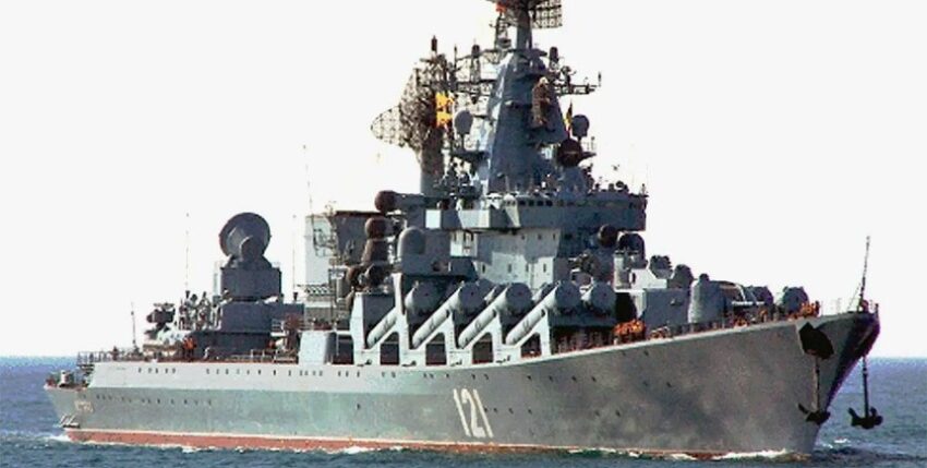"Moskva" - the flagship of the Russian Black Sea Fleet. Photo: Russian Navy