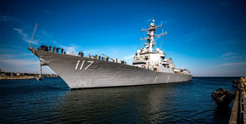 Lenkwaffenzerstörer USS Paul Ignatius der Arleigh Burke-Klasse zu Besuch in Tallinn. Foto: US Navy