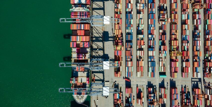 Containers with connections to Russia are piling up in Rotterdam