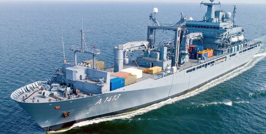Berlin-class task force provider "Bonn". Photo: Michael Nitz