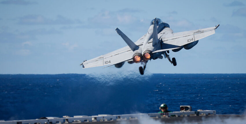 US aircraft carrier crew on Mallorca