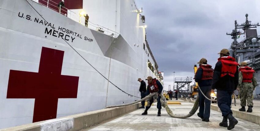 Navy hospital ship leaves San Diego to help Pacific nations prepare for disasters, www.stripes.com
