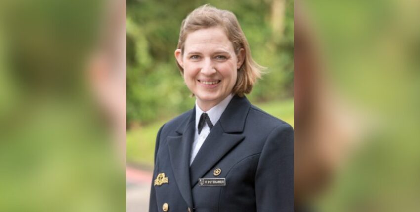 Fregattenkapitän Inka von Puttkamer. Foto: Deutsche Marine