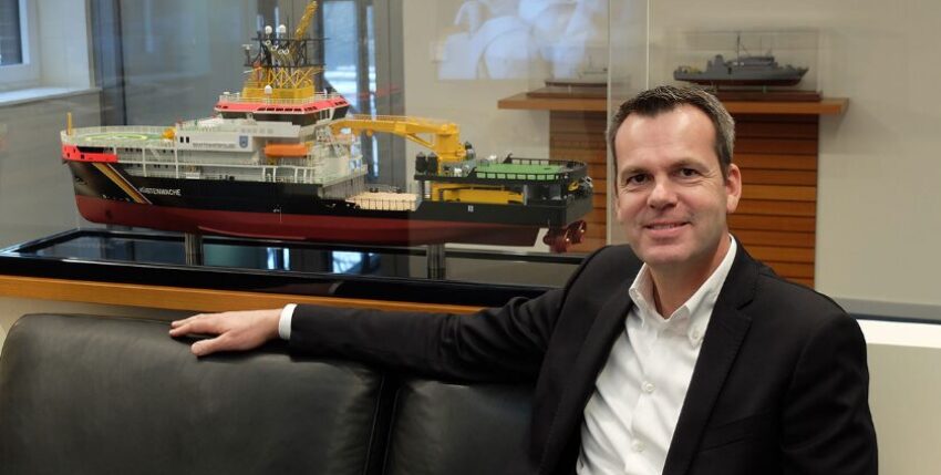 Matthias Hellmann is CEO of Abeking & Rasmussen, photo: hsc