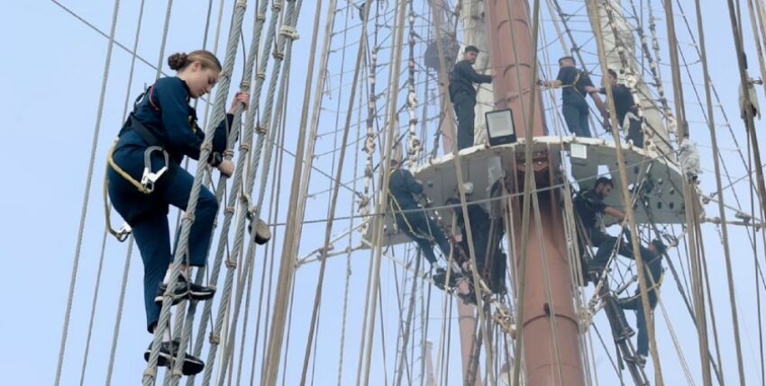 MFO Header Beitrag 840x428 px – 99 Schulschiff „Juan Sebastián de Elcano“ - Prinzessin Leonor entert auf. Foto: Casa de H.M. El Rey (Königspalst)