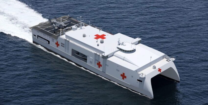 Current concept status of the Bethesda class, graphic: Austal USA