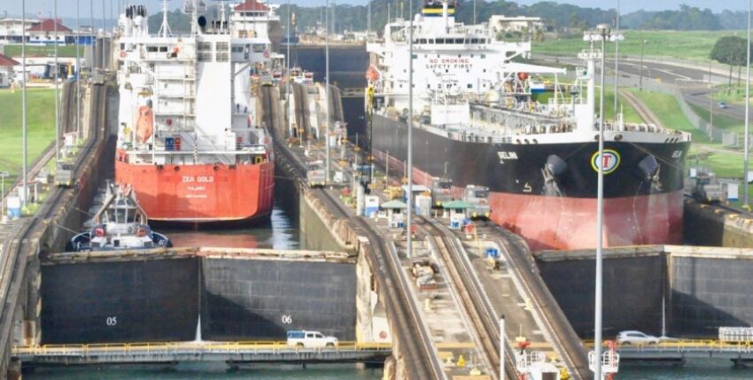 Panama Canal locks. Picture: PMA