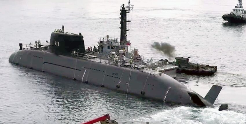 Taiwans Neubau-U-Boot "Hai Kun", Foto: CSBC