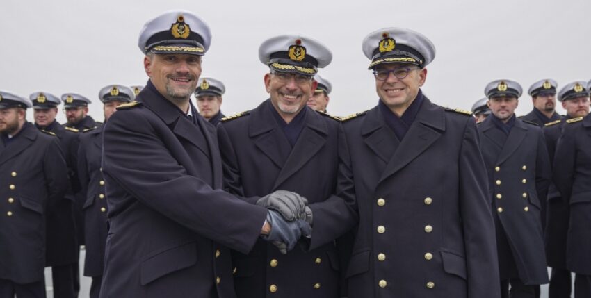Change of command of the task force provider "Frankfurt am Main", photo: Leon Rodewald