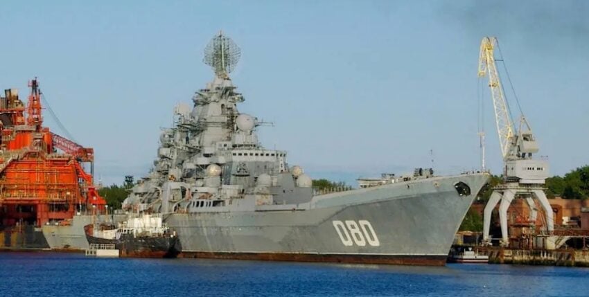 Russischer Schlachtkreuzer „Admiral Nakhimov“, Foto: Staatl. Medien