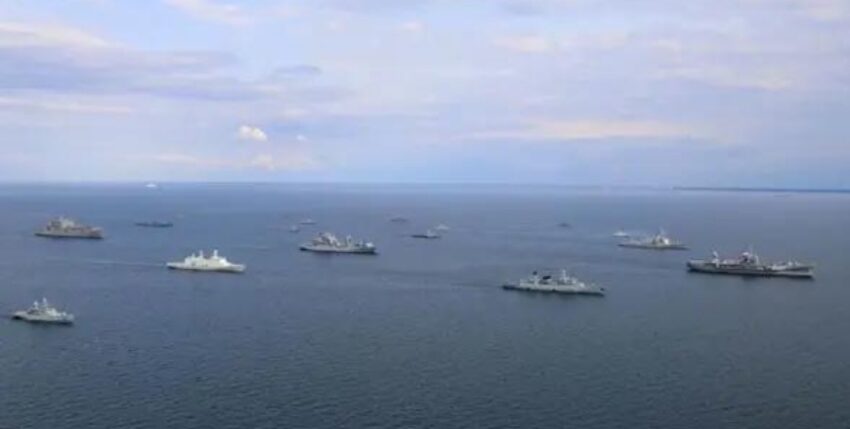 NATO units in the Baltic Sea, photo: Bw