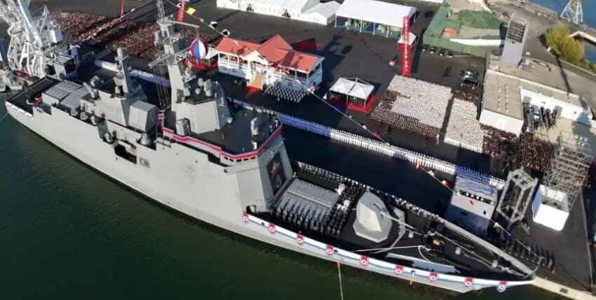 Nordkoreanischer Zerstörer „Choe Hyon“. Foto: Staatl. Medien