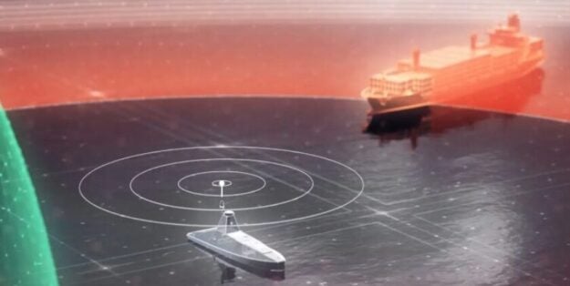 Unmanned surveillance ship protects KRITIS. Graphic: NVL/NDR