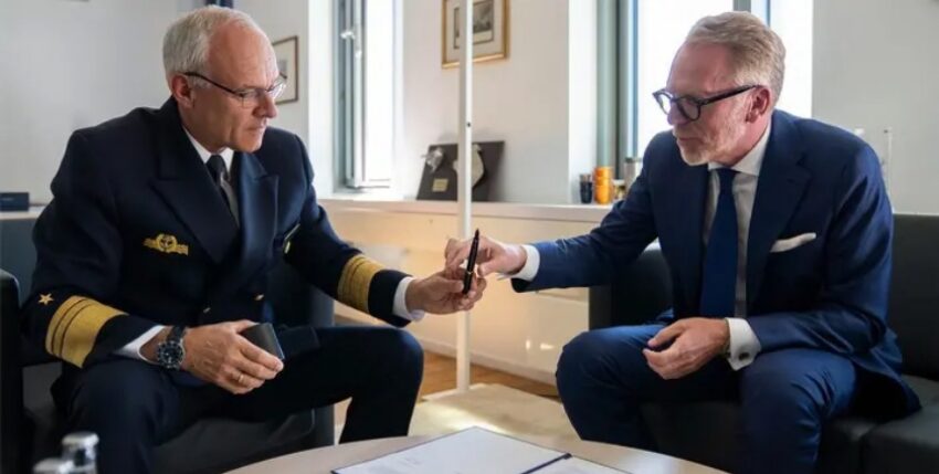 Vereinbarung zwischen Marine und GDWS unterzeichnet. Foto: Deutsche Marine