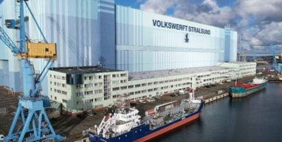 Soon with Fassmer logo? The Volkswerft Stralsund Photo: City of Stralsund