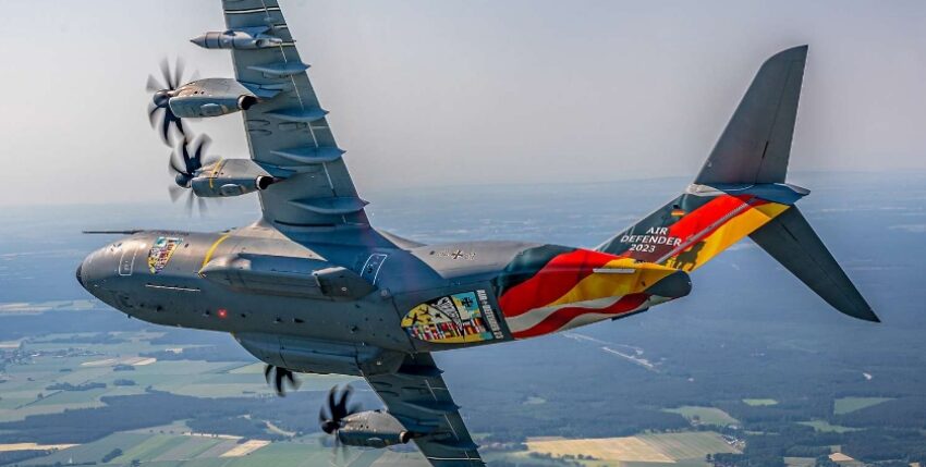 : At Air Defender 23, cooperation with international partners is practised. Picture: Bundeswehr/Patrik Bransmöller