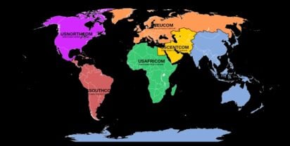 Unified Combatant Commands 2019-2025, graphic: Wikipedia