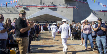 Commissioning of the USS Pierre in November 2025, photo: US Navy