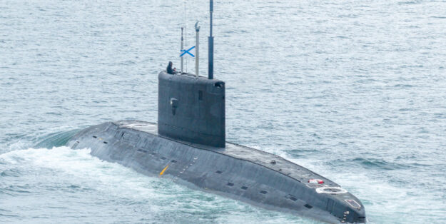 NOWOROSSIJSK during the passage of the Great Belt, photo: Michael Nitz