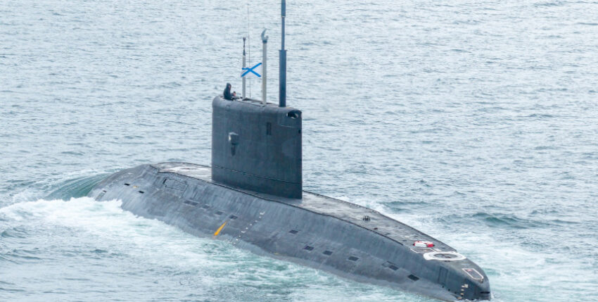 NOWOROSSIJSK during the passage of the Great Belt, photo: Michael Nitz