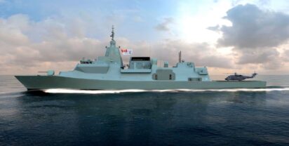 Mitgeführt wird ein Bordhubschrauber vom Typ CH-148 Cyclone, Grafik: BAE Systems