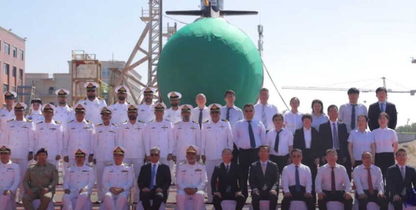 Christening ceremony in Wuhan, photo: Pakistan Navy