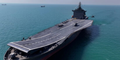 On 6 February 2025, photos of the Iranian drone carrier SHAHID BAGHERI at sea and with a full flight deck were published for the first time, photo: Sepah News