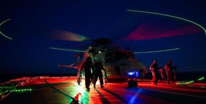 Helicopter landing during "Playbook Merlin 25". Picture: NATO