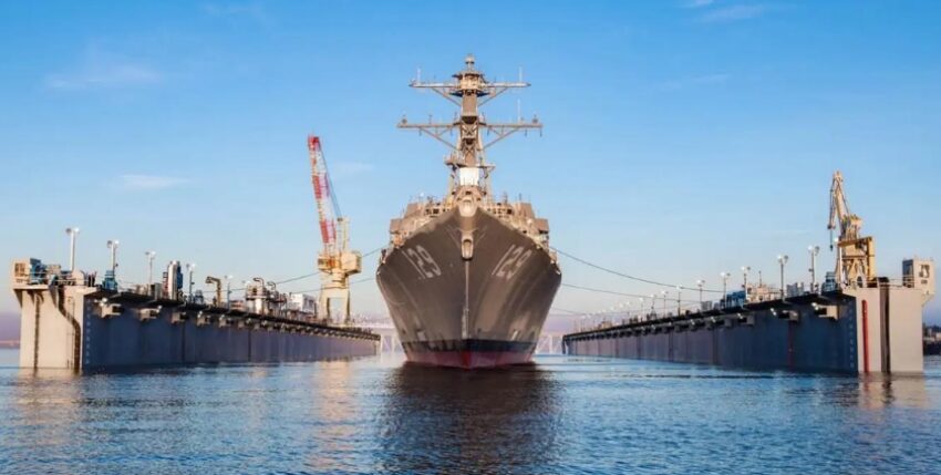 Launching of the USS Jeremiah Denton, Photo: Huntington Ingalls